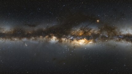 Fototapeta premium Stunning View of the Milky Way Galaxy in Night Sky