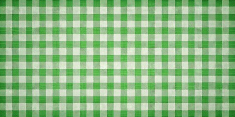 green gingham fabric texture wallpaper background