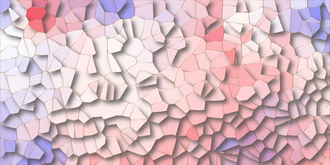 Abstract blue multicolor background with polygon Geometric colored background for interior solutions or covers. abstract mosaic pattern colorful polygonal design which consists of triangles.	