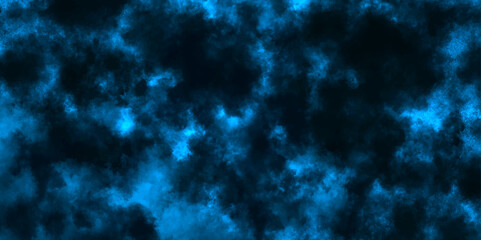 Obraz premium Abstract background with violet sky with clouds, neon dramatic background. Dye Blue Watercolor background. Light grey bubbly patterns and textures watercolor background. studio with no people with. 