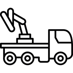 Concrete Pump Icon
