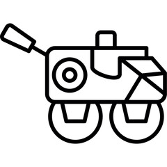 Roller Compactor Icon
