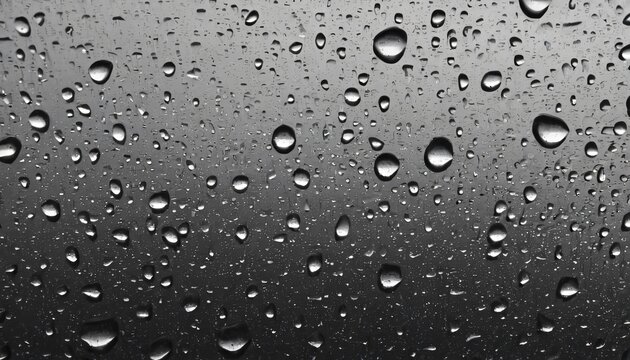Rain Drops on Glass
