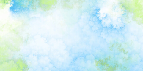 Abstract background with violet sky with clouds, neon dramatic background. Dye Blue Watercolor background. Light grey bubbly patterns and textures watercolor background. studio with no people with.	
