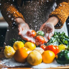 Hygiene in kitchen: Washing fruits & vegetables