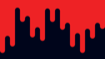 Fototapeta premium red paint and drops of blood, dripping paint on the wall, thick paint