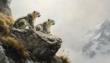 Fototapeta premium wildlife in the unique natural world