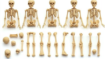 Human Skeleton Anatomy Model  Full Body and Bones  Medical Education