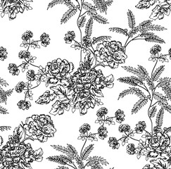 seamless abstract pattern digital illustration wrapping paper with graphic chaotic oriental hand drown colorful elements watercolor paint snowflakes fabric design print winter style