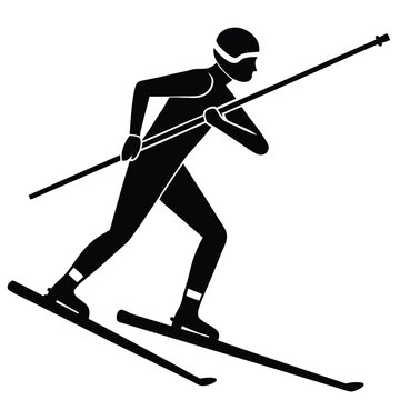 recommend clip art: Biathlon Silhouette Winter Sports Icon.