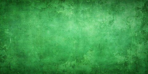 Grunge textured background in Kelly green color