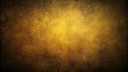 Obraz premium grungy textured background with dark yellow to black gradient