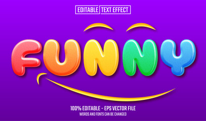funny editable text effect