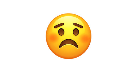 Fototapeta premium Sad cartoon Emoji 