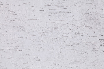 white plastered wall with bark beetle pattern as background