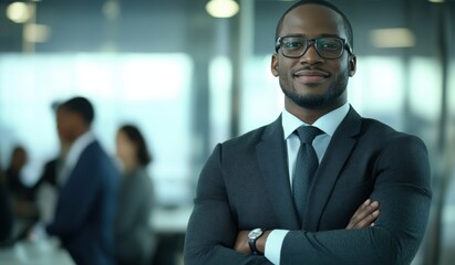 Confident Businessman.