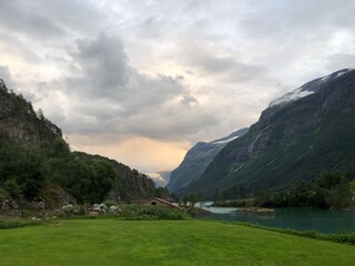 Clouds from a vally