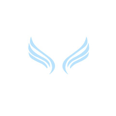 Obraz premium wings design logo icon