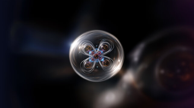 The interior of the atom is shown for the first time in an image of quarks and gluons