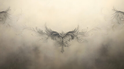 Abstract Background with Grey and Beige Swirls