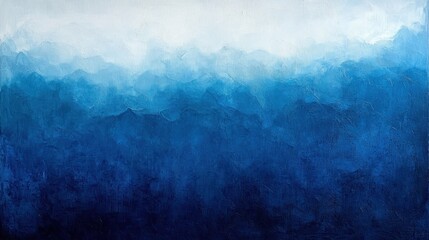 Deep blue gradient fading into a lighter sky-blue hue with soft textures