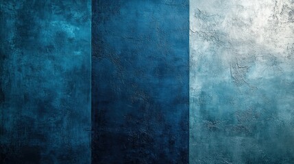 Obraz premium Smooth gradient from deep blue to teal with subtle metallic textures for a clean, modern look