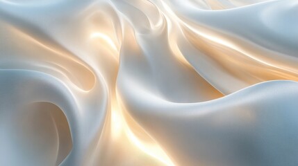 Fototapeta premium An abstract background of flowing shapes where light and shadow merge seamlessly, creating a sense of movement. 