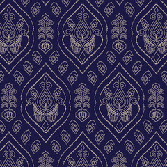 seamless abstract pattern digital illustration wrapping paper with graphic chaotic oriental hand drown colorful elements watercolor paint snowflakes fabric design print winter style