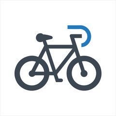 Bicycle icon. Bike icon