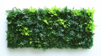 Fototapeta premium green grass on white background, green leaves on a white background, green leaves background, background with leaves, green wall