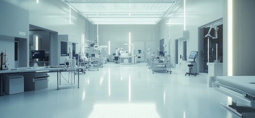Obraz premium Sterile Lab Interior.