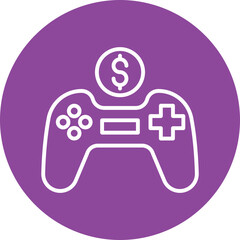 InGame Currency line circle icon