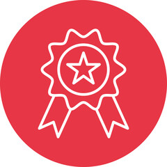 Virtual Rewards line circle icon