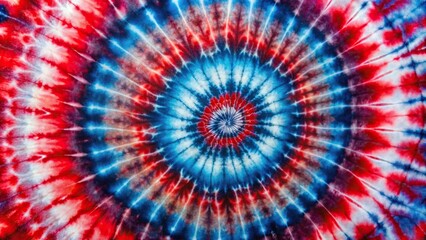 High angle spiral tie dye pattern backdrop