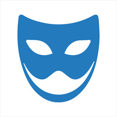 Comedy Mask icon. Face mask icon