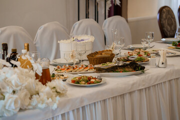 Elegant Banquet Table Set for a Festive Celebration