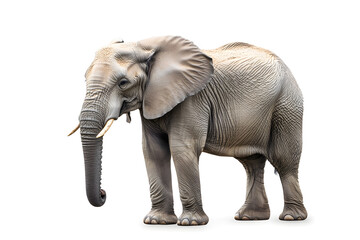 Obraz premium Elephant isolated on white background