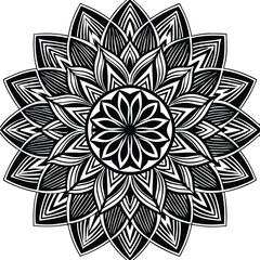 black and white spiritual symbol