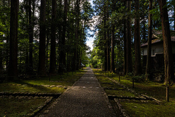 Obraz premium 平泉寺白山神社