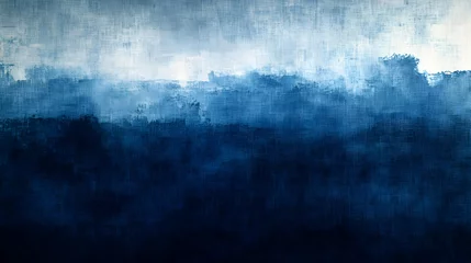 Abstract Blue Ombre Background - Canvas Texture