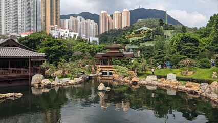 Naklejka premium Nan Lian Garden in Hong Kong