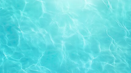 A serene underwater scene showcasing shimmering turquoise water, reflecting light and creating gentle wave patterns.