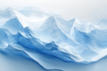 Obraz premium winter banner design, contemporary winter-themed banner with a clean look, icy blue shades, and futuristic geometric elements