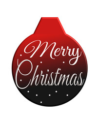 Christmas bauble isolated on transparent background PNG