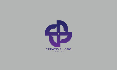 FLOWER FAN Abstract initial monogram letter alphabet logo design