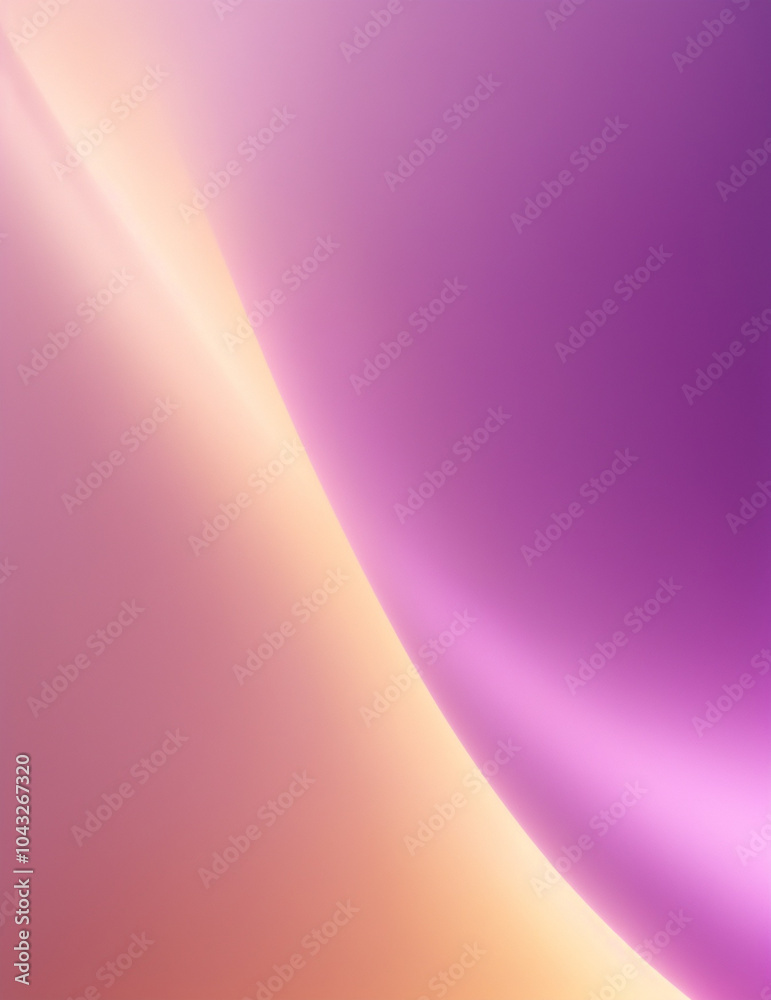 Wall mural abstract background with lines - abstract purple waves background - generative ai
