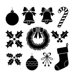set of christmas icons