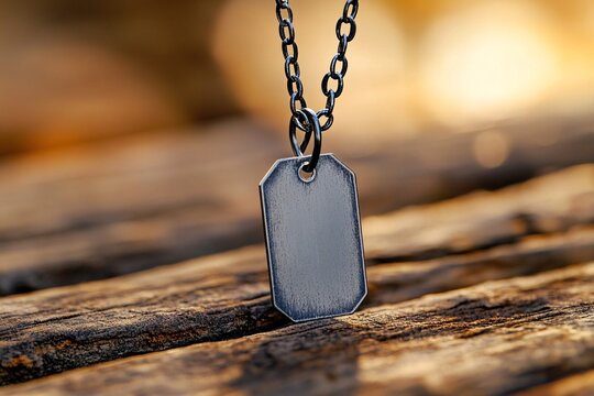 Weathered Dog Tag - Powered by Adobe