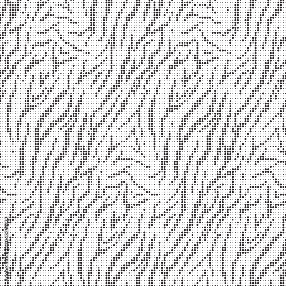 Aufkleber abstract halftone band white zebra skin pattern. black strip animal jungle texture zebra dotted back