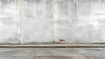 Concrete Wall and Sidewalk Background